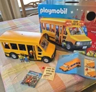 Playmobil City Life Kids School Bus Toy Flashing Lights 5680 Works Complete Used. Price: $19.98.