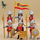 Playmobil Army Knight Fleur De Lis-warrior Soldier-medieval Battalion Used. Price: $45.07.