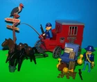Vtg Playmobil Western 3037 National Bank Gold Transport Wagon Union Soldiers Used. Price: $85.99.
