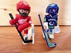 Playmobil Nhl, Detroit Redwings Player With Shooter, Vancouver Canucks Goalie Used. Price: $19.99.