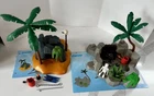 Playmobil 3619 & 3029 Pirate Sets Incomplete. Rocks Plants. No Ships Vintage! Used. Price: $89.00.