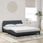 Frame Without Mattress Platform Bedstead Base Dark Gray Velvet Vidaxl New. Price: $189.99.