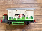 Vintage Playmobil Train Bicycle Freight Car (4115) Used. Price: $89.00.