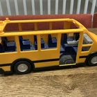 Playmobil Part Yellow School Bus Blue Seats No Roof Used. Price: $10.39.