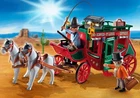 Playmobil 4399 Western Stage Coach Retired Rare Used. Price: $44.00.