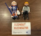 Playmobil Nhl Hockey Players Goalie & Referee Lot Figures Edmonton Oilers 9022 Used. Price: $19.99.