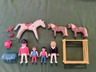 Vintage Playmobil Set 3305 And 3579 - Horses Ponies Used. Price: $12.00.