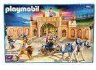 Playmobil 5837 Roman Arena Gladiators Chariot Horses Emperor 2007 Factory Sealed New. Price: $209.00.