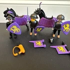 Playmobil 3669 Dragon Knight Squad Medieval Vintage Parts Shields Horse Used. Price: $29.99.