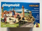 Playmobil Histery #6868 Arena Gladiators W/chariot 53PC New In Box Htf. Price: $88.95.