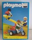 Vintage 1988 Playmobil 3308 See-saw Children Playing W/ Tricycle Used. Price: $20.00.