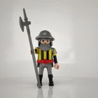 Playmobil 1993 Geobra Medieval Guard Knight Figure Halberd Weapon Toy #6279 Used. Price: $11.99.