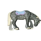 Playmobil Horses Of Waterfall Replacement Gray With White Hair And Spots Used. Price: $6.60.
