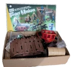 Vintage 1974 Playmobil Sears Fort Union Playset Toy #59977 W/ Original Box Used. Price: $119.99.