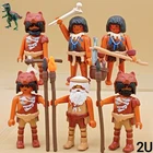Playmobil Set Of Figures - Primitive Prehistoric Cavemen Stone Age Used. Price: $44.73.