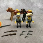 Playmobil 3783 Mounted Rebel Confederate Soldiers- See All Pictures Used. Price: $36.99.