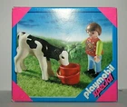 Playmobil Boy With Calf Box - C38 New. Price: $19.95.