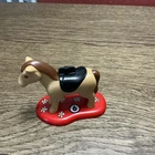 Playmobil Junior 123 Figure Accessories Farm 6766 Brown Horse W/stand Saddle Used. Price: $6.39.