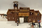 Vintage 1990 Playmobil Fort Glory Incomplete With Box And Many Extras Used. Price: $204.95.