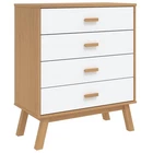Drawer Cabinet Storage Sideboard Living Room Hallway Solid Wood Pine Vidaxl New. Price: $184.99.