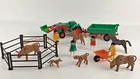 Playmobil Farm Playset Tractor Trailer Figures Animals Lot Vintage 1977 Geobra Used. Price: $63.71.