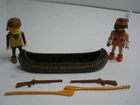 Playmobil Trackers Canoe Hunter Indian # 3397 Complete Used. Price: $12.99.