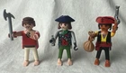 Playmobil 3 Lt Bare Foot Pirates Bag Of Loot Weapons Hats Ragged Pants Hook Hand Used. Price: $12.98.