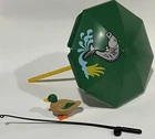Vintage Playmobil 3864 Fisherman Black Rod Fishing Reel Pole Umbrella Duck 1996 New. Price: $9.99.
