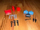 Playmobil Mechanic Tool Box Gas Can Fire Medic Bag Manacle Police Radio Lot Used. Price: $6.50.