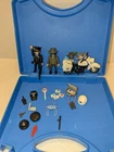 Playmobil #5891 Police Motorcycle Robber Carrying Case Set Retired Preowned Used. Price: $16.99.