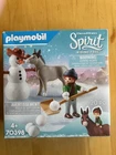 Playmobil 70398 Spirit Riding Free Snowman Snowballs Set New Box. Price: $25.99.