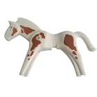 Playmobil Plastic Western Pinto Horse Figure 3801 1974 Geobra 3" Tall Poseable Used. Price: $7.99.