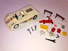 Vintage 1979 Geobra Playmobil System 3520 Texaco Race Car And Accessories Used. Price: $7.22.