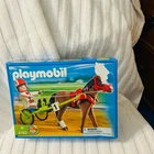 New Playmobil 4192 Trotting Racer With Horse And Jockey Sealed Box. Price: $25.00.