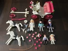 Vintage Playmobil 5601 Wedding Carriage Nearly Complete Missing Few Pieces Used. Price: $43.99.