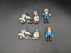 Vintage Playmobil #3564 Motorcycle Police Lot Of 2 Incomplete Used. Price: $19.99.