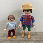 Playmobil 9323 Figures Camper Adventure Set - Fisherman Dad & Boy Son Family Fun Used. Price: $11.03.