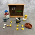 Playmobil Farm Chicken Coop & Figure - Incomplete Used. Price: $11.99.