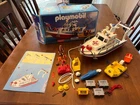 Playmobil - Rescue Boat #3941 (w/box + Instructions) Incomplete Extras Used. Price: $24.99.