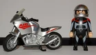 Playmobil Racing Motorcycle Grey Fairing 5117 + Biker Team - Used Occasion. Price: $17.10.