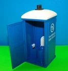 Vtg 1998 Playmobil 3004 Construction Site Blue Porta Potty Toilet Bathroom Used. Price: $10.99.