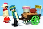 Playmobil 5503 Lady / Baggage Porter W Luggage Cart (victorian Mansion) Complete Used. Price: $35.00.