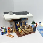 Playmobil 9280 Ski Lodge Winter Chalet Snow Vacation Family Fun Adventure Used. Price: $80.00.