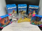 Playmobil Lot -set (5) 3303, 3579, 3392, 4639, 4535 Clowns, Horses, Mandarin New. Price: $45.00.