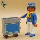 Playmobil-figure-woman Flight Attendant-airplane-airport 4761 Used. Price: $9.08.