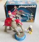 Playmobil 3711 Romani Circus Elephant & Trainer 1988 Vintage Incomplete Used. Price: $30.00.