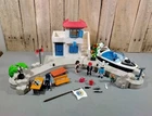 Playmobil 5128 Harbor Police Station Speedboat New Used. Price: $35.95.