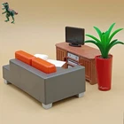 Playmobil Living Room-room Room-sofa-furniture Modern House-city Life Used. Price: $12.79.