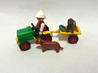 Playmobil 3715 Boy With Dogs And Tractor Wagon Complete Used. Price: $14.99.