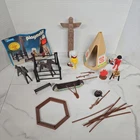 Vintage Playmobil 2960 Native American Indian Horse Set, Complete W/ Extra Parts Used. Price: $10.00.